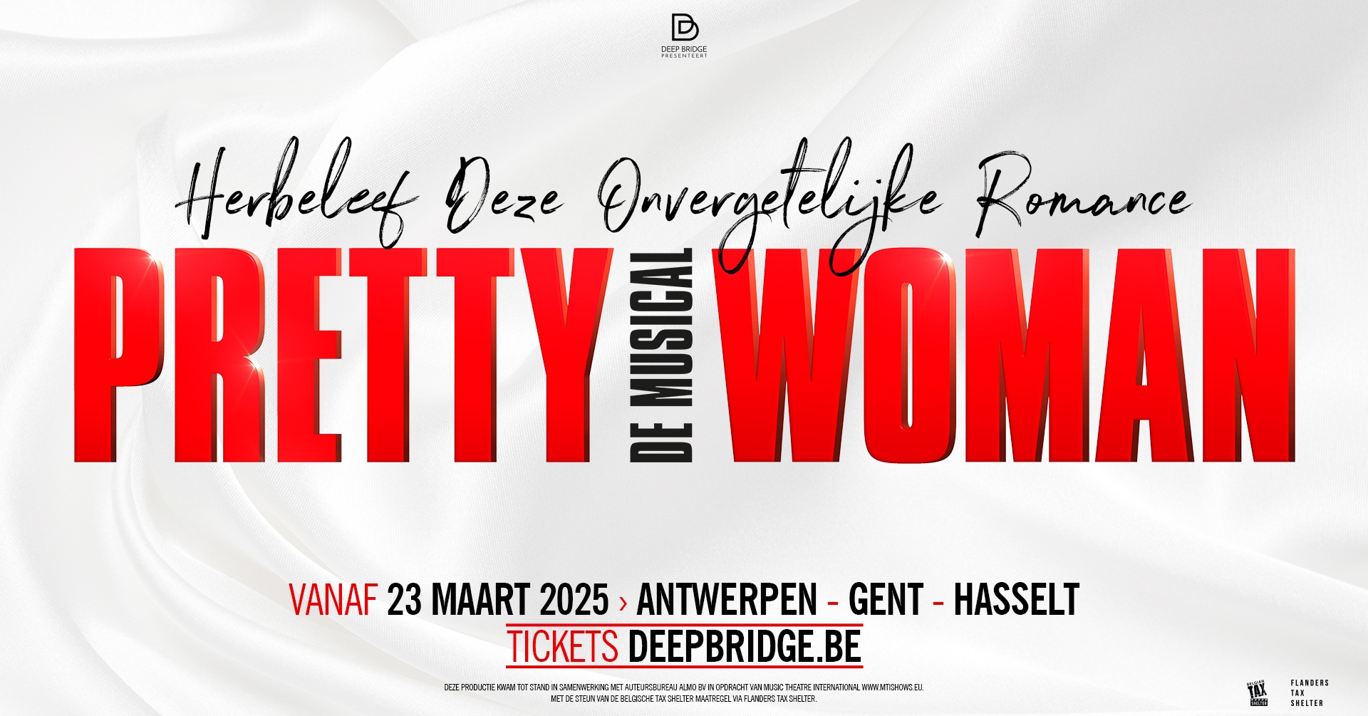 Deep Bridge brengt ‘Pretty Woman – De Musical’ voor het eerst naar ...
